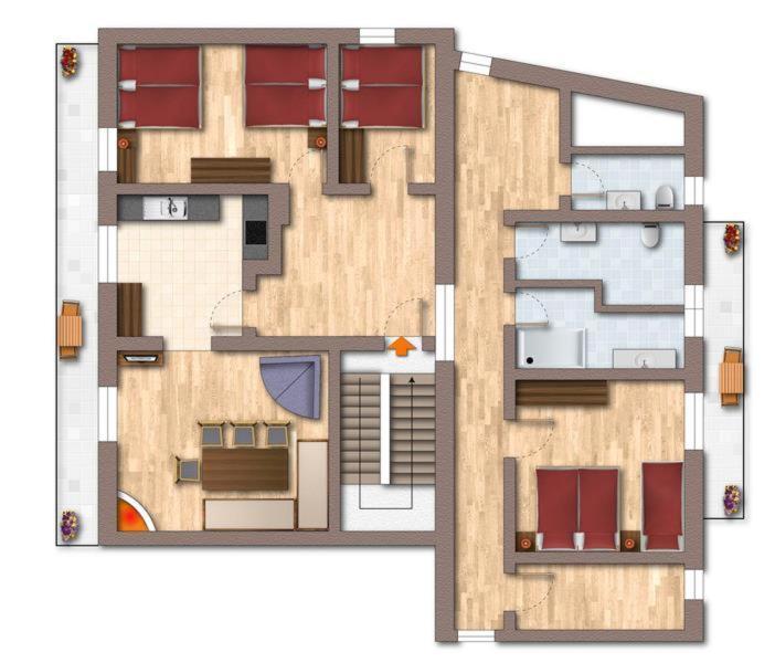 Appartement Andrea Hauser - Riedltischler Zell am Ziller Dış mekan fotoğraf
